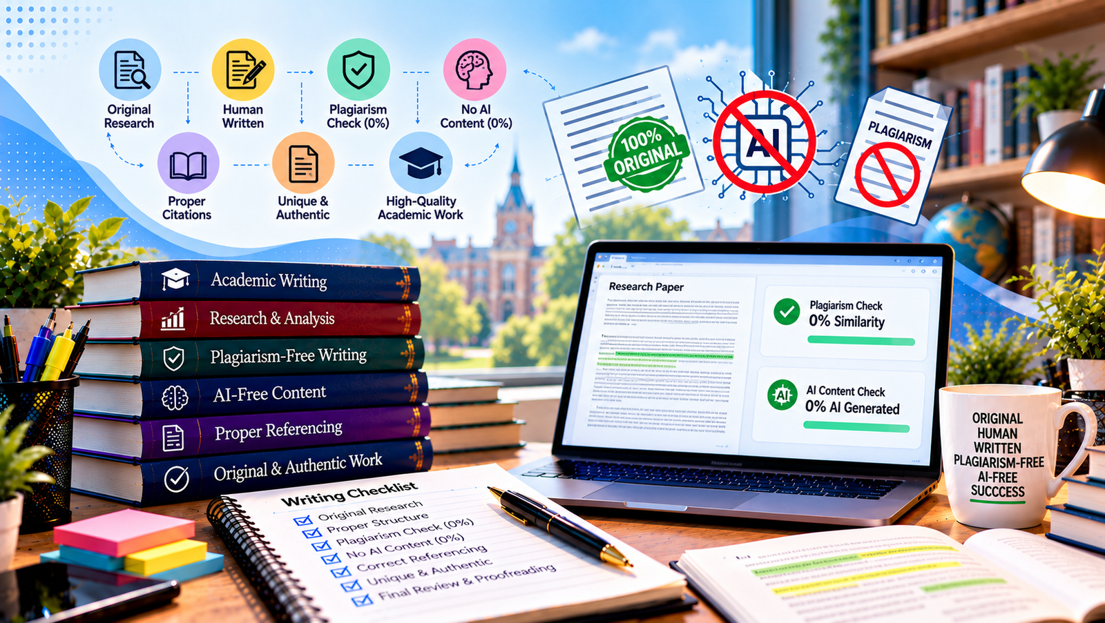 Plagiarism-Free & AI-Free Writing